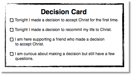 Digital Decision Card
